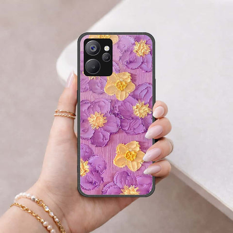 Realme 9i 5G Cover - Floral Series 3 - HQ Ultra Shine Premium Infinity Glass Soft Silicon Borders Case