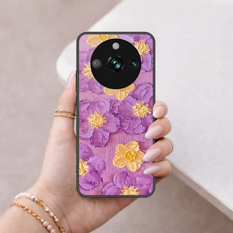 Realme 11 Pro Plus Cover - Floral Series 3 - HQ Ultra Shine Premium Infinity Glass Soft Silicon Borders Case