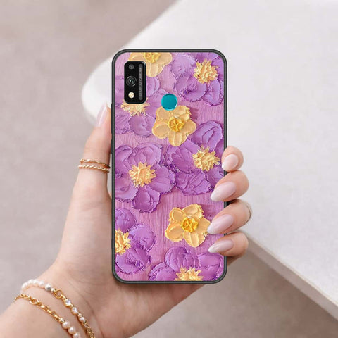 Huawei Honor 9 Lite - Floral Series 3 - HQ Ultra Shine Premium Infinity Glass Soft Silicon Borders Case