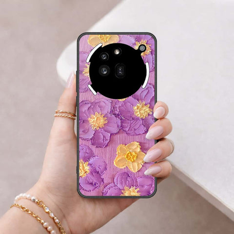 Nothing Phone 3a Pro Cover - Floral Series 3 - HQ Ultra Shine Premium Infinity Glass Soft Silicon Borders Case