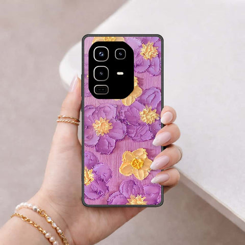 Infinix Note 50 Pro 4G Cover - Floral Series 3 - HQ Ultra Shine Premium Infinity Glass Soft Silicon Borders Case
