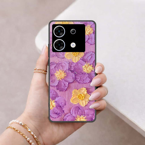 Infinix Zero 30 5G Cover - Floral Series 3 - HQ Ultra Shine Premium Infinity Glass Soft Silicon Borders Case