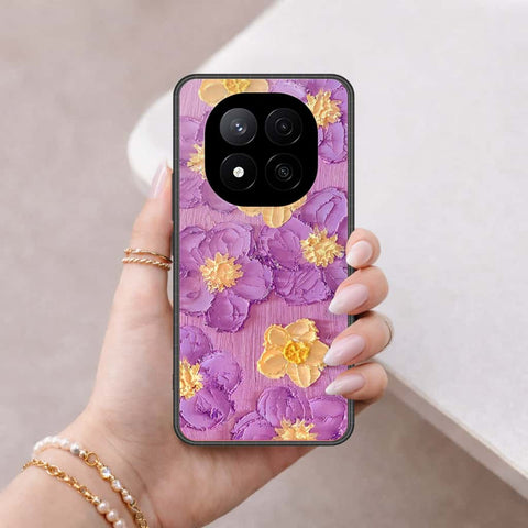 Xiaomi Poco X7 Cover - Floral Series 3 - HQ Ultra Shine Premium Infinity Glass Soft Silicon Borders Case