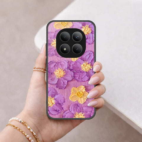 Xiaomi Redmi Note 15 Pro Plus Cover - Floral Series 3 - HQ Ultra Shine Premium Infinity Glass Soft Silicon Borders Case