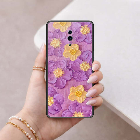 Oppo Reno Cover - Floral Series 3 - HQ Ultra Shine Premium Infinity Glass Soft Silicon Borders Case