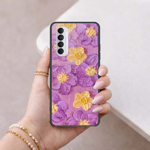 Oppo Reno 4 Pro Cover - Floral Series 3 - HQ Ultra Shine Premium Infinity Glass Soft Silicon Borders Case