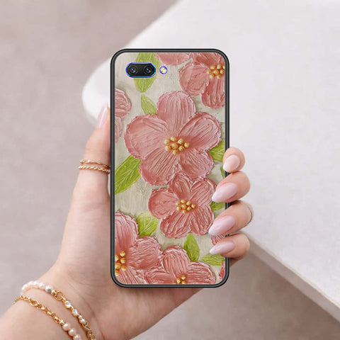 Huawei Honor 10 Cover - Floral Series 4 - HQ Ultra Shine Premium Infinity Glass Soft Silicon Borders Case