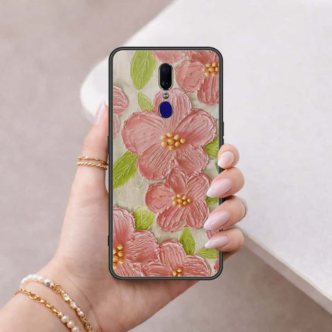 Oppo A9 / A9x Cover - Floral Series 4 - HQ Ultra Shine Premium Infinity Glass Soft Silicon Borders Case