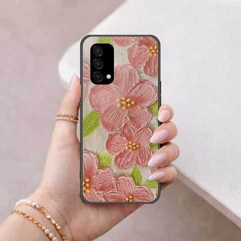 OnePlus Nord N200 5G Cover - Floral Series 4 - HQ Ultra Shine Premium Infinity Glass Soft Silicon Borders Case