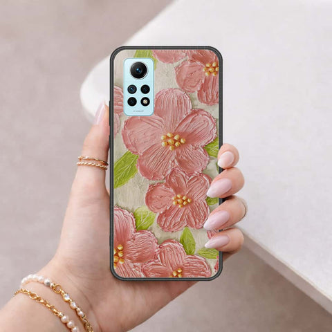 Xiaomi Redmi Note 12 Pro 4G Cover - Floral Series 4 - HQ Ultra Shine Premium Infinity Glass Soft Silicon Borders Case