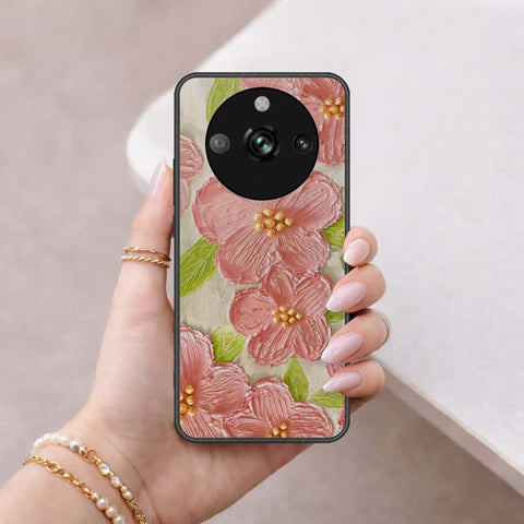 Realme 11 Pro Cover - Floral Series 4 - HQ Ultra Shine Premium Infinity Glass Soft Silicon Borders Case