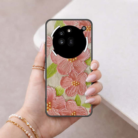 Nothing Phone 3a Pro Cover - Floral Series 4 - HQ Ultra Shine Premium Infinity Glass Soft Silicon Borders Case