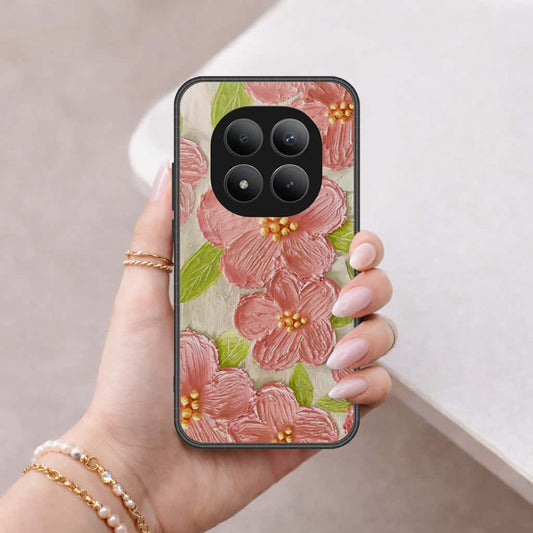 Xiaomi Redmi Note 15 Pro Plus Cover - Floral Series 4 - HQ Ultra Shine Premium Infinity Glass Soft Silicon Borders Case