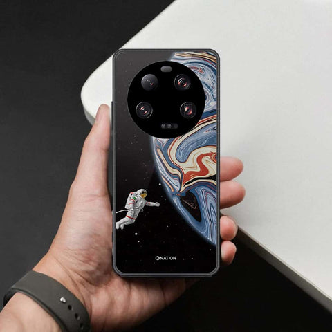 Xiaomi 13 Ultra Cover - Cosmic Marble Astronaut Design - HQ Ultra Shine Premium Infinity Glass Soft Silicon Borders Case