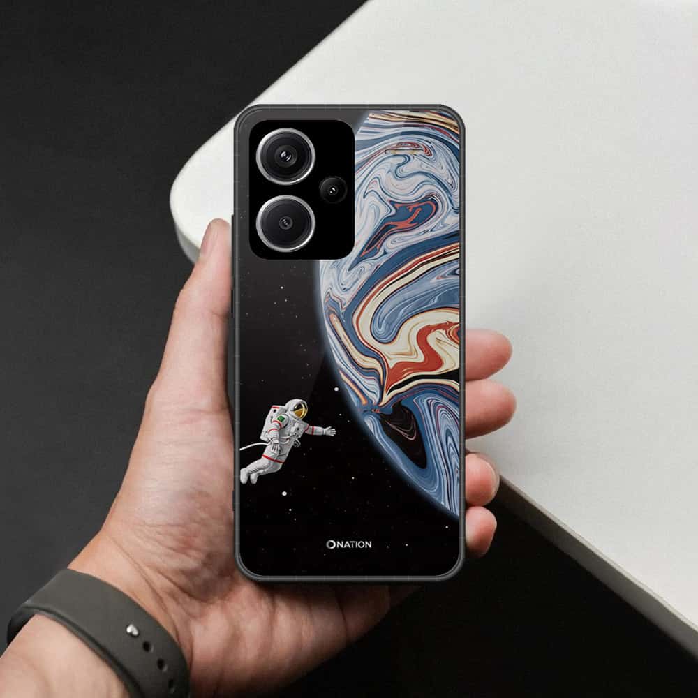 Xiaomi Redmi Note 13 Pro Plus 5G XFF Edition Cover - Cosmic Marble Astronaut Design - HQ Ultra Shine Premium Infinity Glass Soft Silicon Borders Case