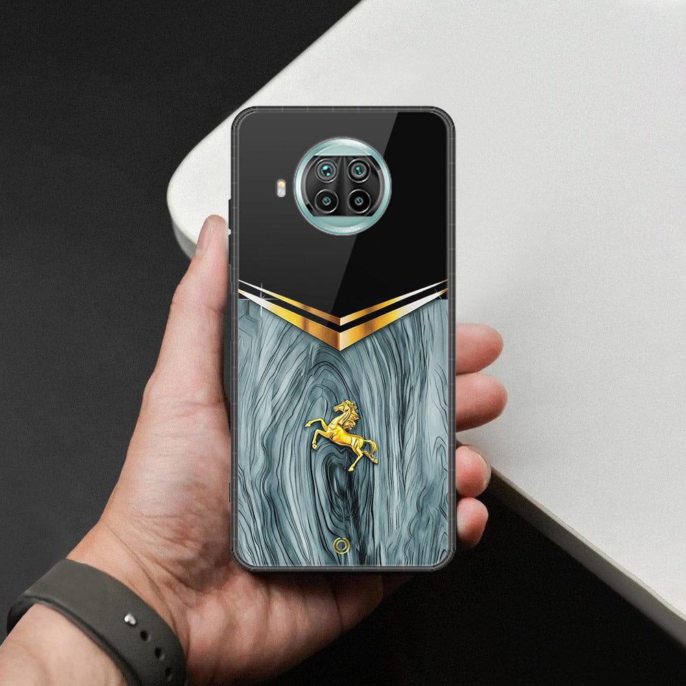 Xiaomi Mi 10T Lite Cover - Majestic Royal V Design - HQ Ultra Shine Premium Infinity Glass Soft Silicon Borders Case