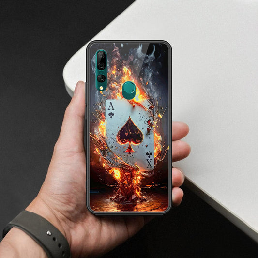 Huawei Y9 Prime 2019 Cover - Ace of Fire Rising Star Design - HQ Ultra Shine Premium Infinity Glass Soft Silicon Borders Case