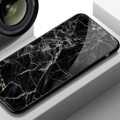 Huawei P30 lite Cover - Design 445 Black Marble Series - HQ Ultra Shine Premium Infinity Glass Soft Silicon Borders Case (Fast Delivery)