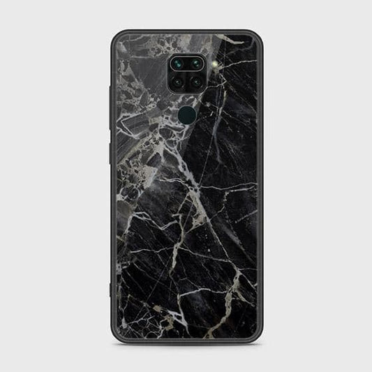 Xiaomi Redmi Note 9 Cover - Black Marble Series - D17 - HQ Ultra Shine Premium Infinity Glass Soft Silicon Borders Case ( Fast Delivery )
