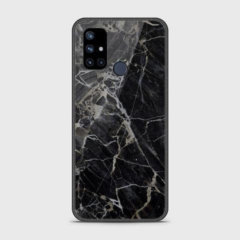 OnePlus Nord N10 5G Cover- Black Marble Series - ( D9 ) HQ Ultra Shine Premium Infinity Glass Soft Silicon Borders Case ( Fast Delivery )