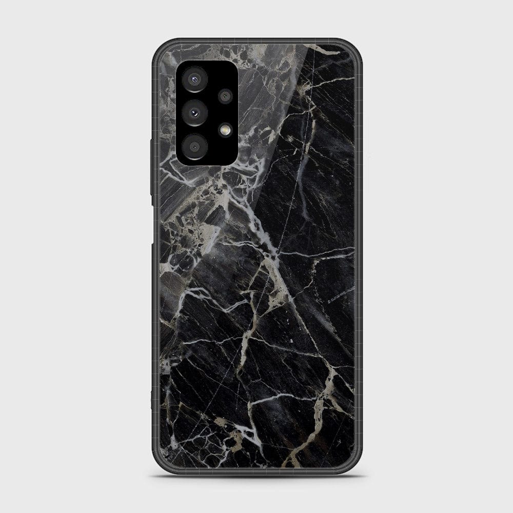 Samsung Galaxy A13 4G Cover- Black Marble Series - HQ Premium Shine Durable Shatterproof Case