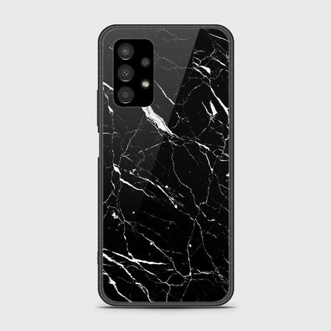 Samsung Galaxy A13 4G Cover- Black Marble Series - HQ Premium Shine Durable Shatterproof Case