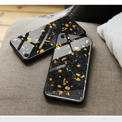 iPhone XS Max - Black Marble Series  - HQ Ultra Shine Premium Infinity Glass Soft Silicon Borders Case