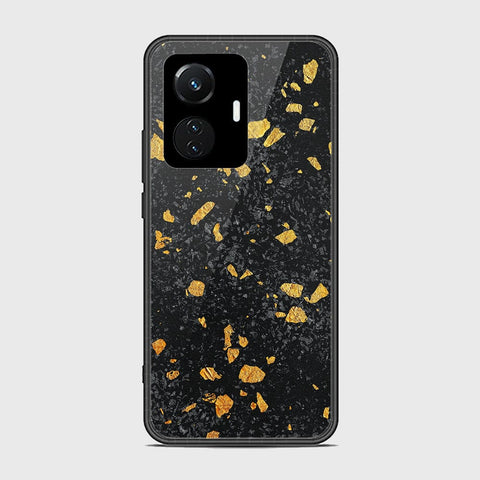 Copy of Vivo Y55/S15e 4G Cover - Design 440 Black Marble Series - HQ Ultra Shine Premium Infinity Glass Soft Silicon Borders Case (Fast Delivery)