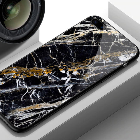iPhone 13 Mini Cover - Black Marble Series  - HQ Ultra Shine Premium Infinity Glass Soft Silicon Borders Case