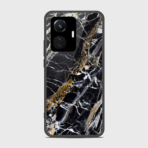 Copy of Vivo Y55/S15e 4G Cover - Design 440 Black Marble Series - HQ Ultra Shine Premium Infinity Glass Soft Silicon Borders Case (Fast Delivery)