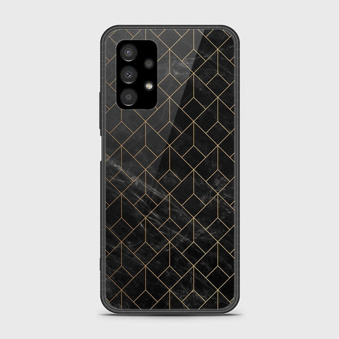 Samsung Galaxy A13 4G Cover- Black Marble Series - HQ Premium Shine Durable Shatterproof Case