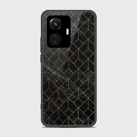 Vivo Y55 4G Cover- Black Marble Series - HQ Ultra Shine Premium Infinity Glass Soft Silicon Borders Case (Fast Delivery)