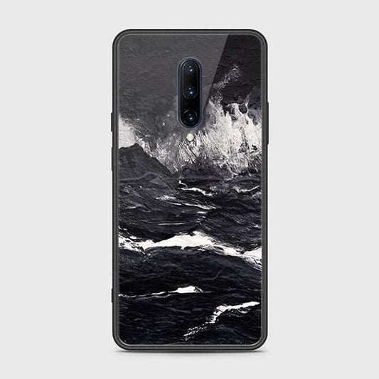 OnePlus 7 Pro Cover - Black Marble Series - D15 - HQ Ultra Shine Premium Infinity Glass Soft Silicon Borders Case ( Fast Delivery )