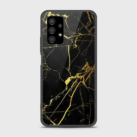 Samsung Galaxy A13 4G Cover- Black Marble Series - HQ Premium Shine Durable Shatterproof Case