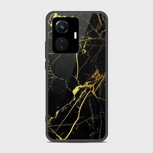 Vivo Y55 4G Cover - design 440 - Black Marble Series - HQ Ultra Shine Premium Infinity Glass Soft Silicon Borders Case (Fast Delivery)