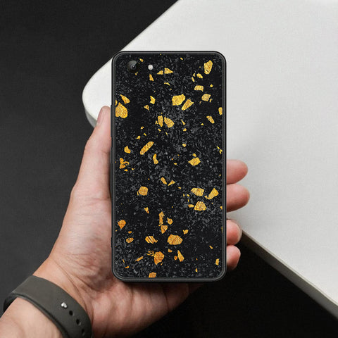 Vivo Y81 Cover - Black Marble Series  - HQ Ultra Shine Premium Infinity Glass Soft Silicon Borders Case