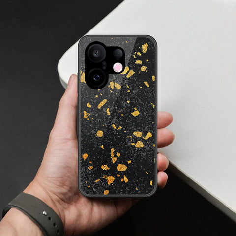 Vivo S30 Pro Mini Cover - Black Marble Series  - HQ Ultra Shine Premium Infinity Glass Soft Silicon Borders Case