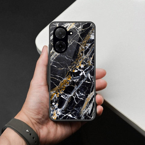 Xiaomi Redmi A5 4G Cover - Black Marble Series  - HQ Ultra Shine Premium Infinity Glass Soft Silicon Borders Case