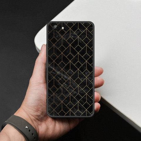 Vivo Y81 Cover - Black Marble Series  - HQ Ultra Shine Premium Infinity Glass Soft Silicon Borders Case