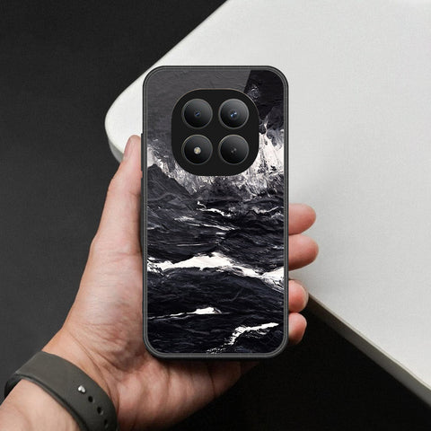 Xiaomi Redmi Note 15 Pro Plus Cover - Black Marble Series  - HQ Ultra Shine Premium Infinity Glass Soft Silicon Borders Case