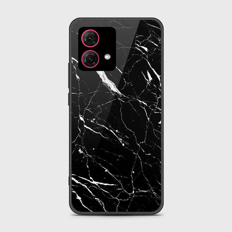 Motorola Moto G84 Cover - Black Marble Series - HQ Premium Shine Durable Shatterproof Case