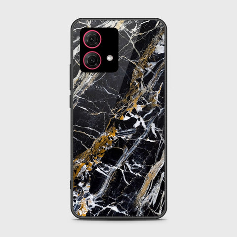 Motorola Moto G84 Cover - Black Marble Series - HQ Premium Shine Durable Shatterproof Case