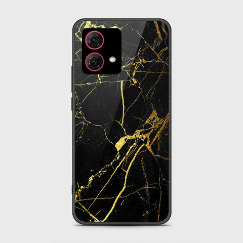 Motorola Moto G84 Cover - Black Marble Series - HQ Premium Shine Durable Shatterproof Case