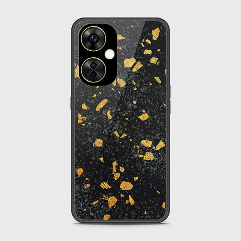 OnePlus Nord CE 3 Cover- Black Marble Series - HQ Ultra Shine Premium Infinity Glass Soft Silicon Borders Case