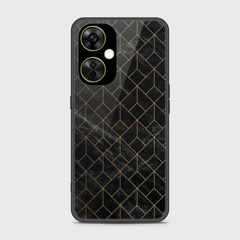 OnePlus Nord CE 3 Cover- Black Marble Series - HQ Ultra Shine Premium Infinity Glass Soft Silicon Borders Case