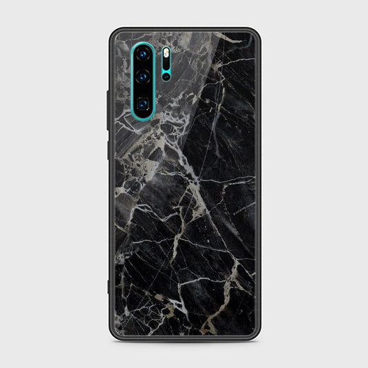 Huawei P30 Pro Cover - Black Marble Series - HQ Ultra Shine Premium Infinity Glass Soft Silicon Borders Case (Fast Delivery)