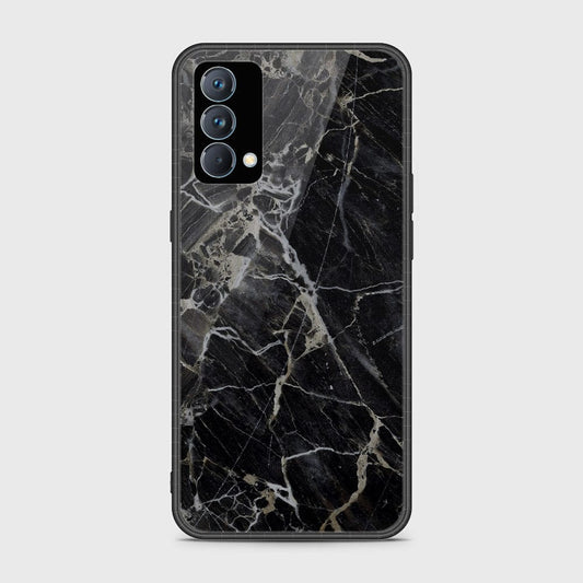 Realme GT Master Cover- Black Marble Series - D4 - HQ Ultra Shine Premium Infinity Glass Soft Silicon Borders Case ( Fast Delivery )