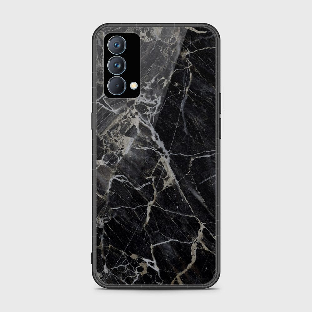 Realme GT Master Cover- Black Marble Series - D38 - HQ Ultra Shine Premium Infinity Glass Soft Silicon Borders Case ( fast delivery )