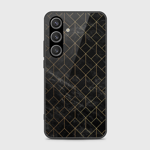 Samsung Galaxy S25 FE Cover- Black Marble Series - HQ Ultra Shine Premium Infinity Glass Soft Silicon Borders Case