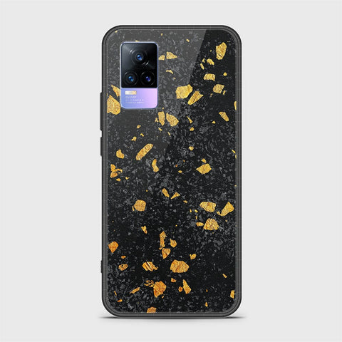 Vivo V21e Cover - Black Marble Series - HQ Premium Shine Durable Shatterproof Casee
